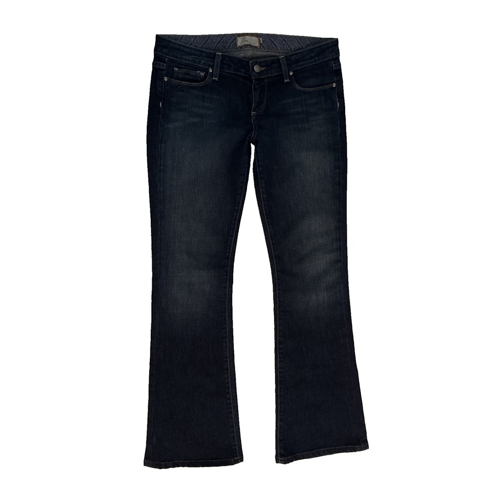 PAIGE Bell Canyon Jeans Size 29x32 Bohemian dark wash luxury denim